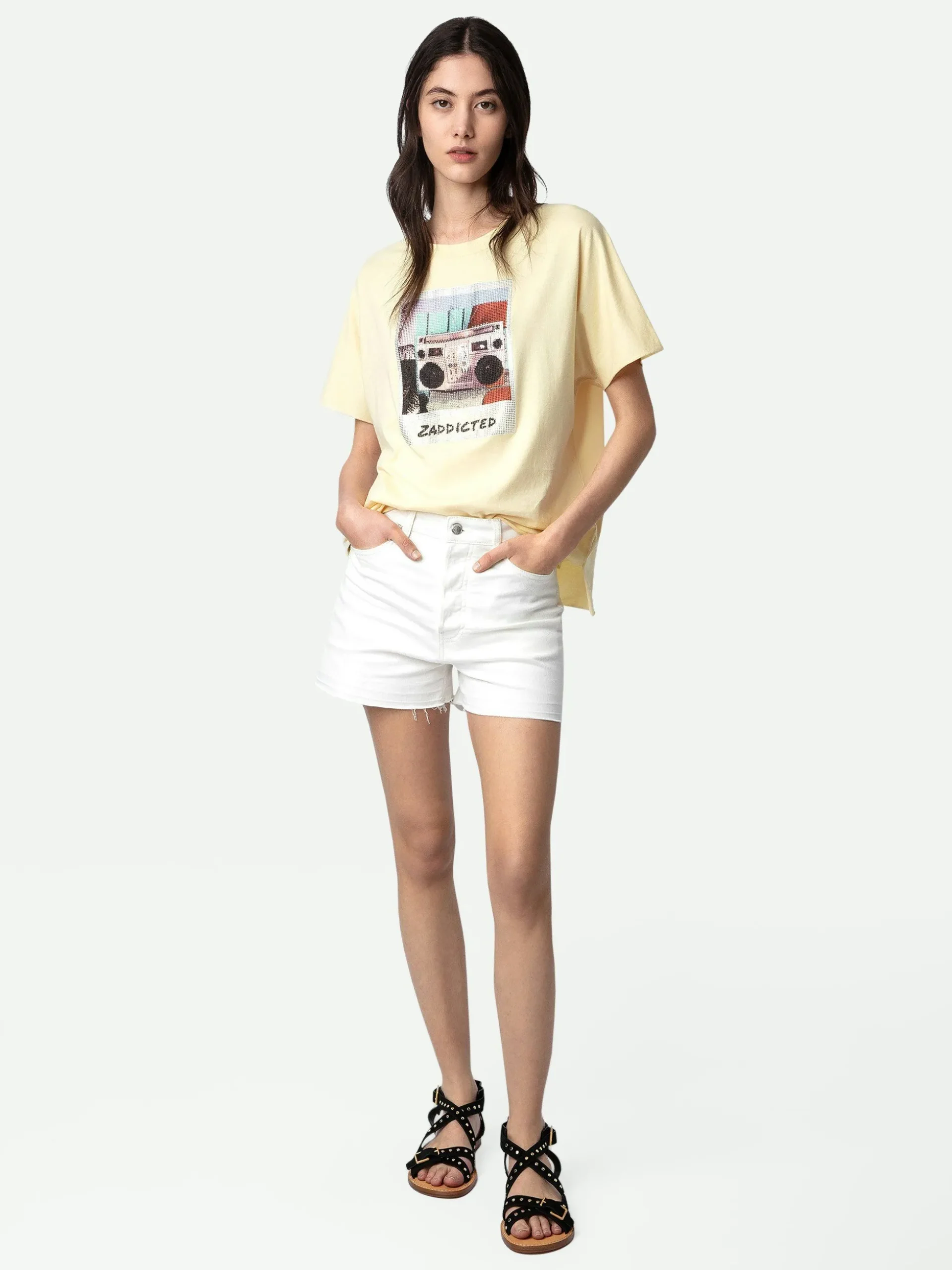 Tommer Photoprint Strass T-Skjorte