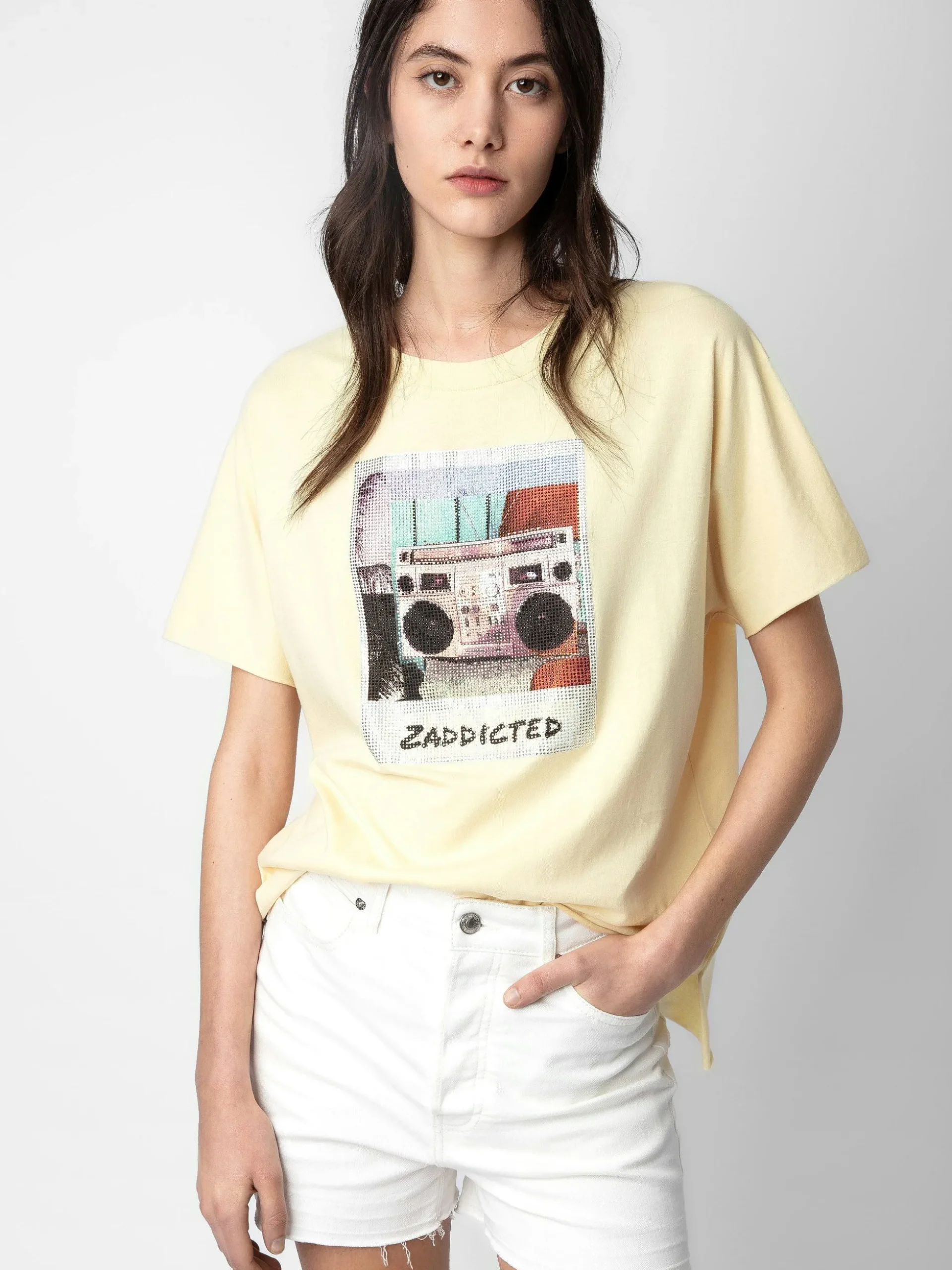 Tommer Photoprint Strass T-Skjorte