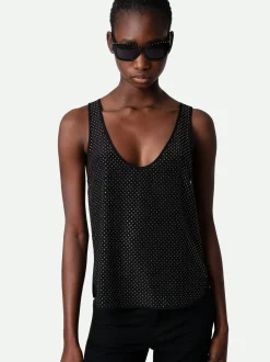 Topp Carys Strass Silk