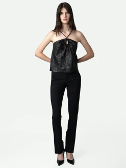 Topp Cidonie Crumpled Leather