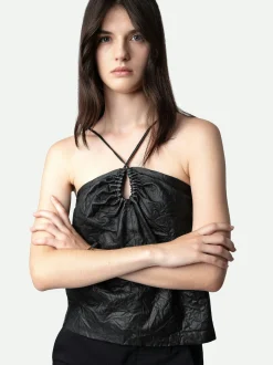 Topp Cidonie Crumpled Leather