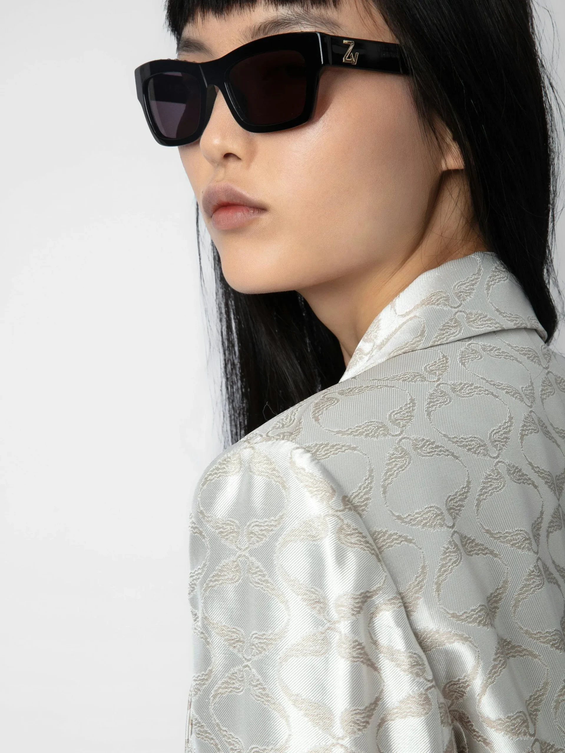 Vicka Wings Jacquard Blazer