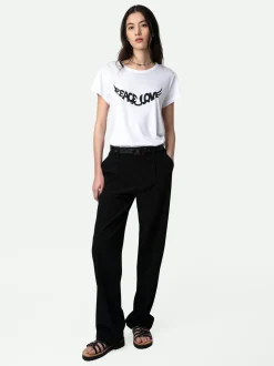 Woop Peace & Love Wings T-Skjorte