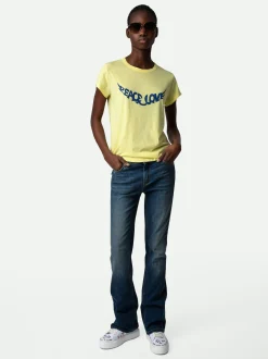Woop Peace & Love Wings T-Skjorte