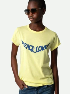 Woop Peace & Love Wings T-Skjorte