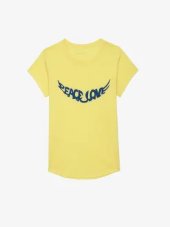 Woop Peace & Love Wings T-Skjorte