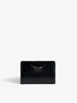 Zv Pass Glossy Wild Embosse Card Holder